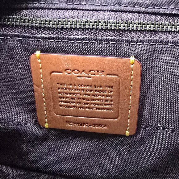 Coach Dreamer with Signature Canvas Patchwork Stripes and Snakeskin Detail 80564 - Picture 9 of 9